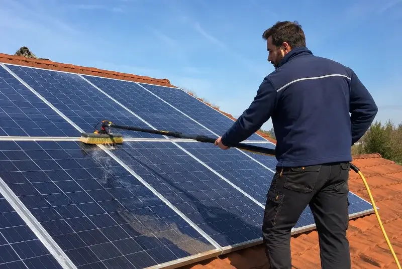 Nettoyage et entretien de panneaux solaires à Saint-Jean-sur-Reyssouze